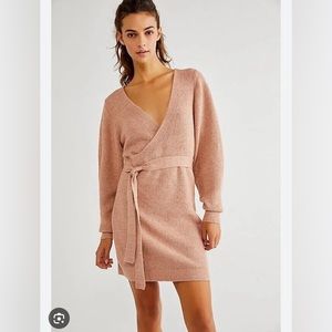 New Free People Sienna Wrap Dress